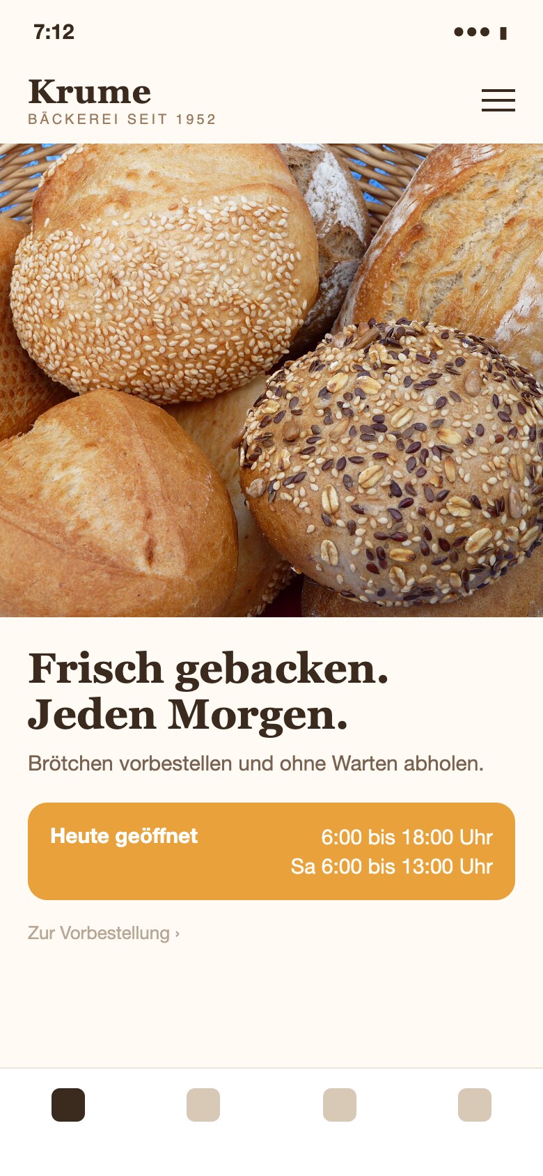 Und daraus der Screen Fiktives Beispiel
