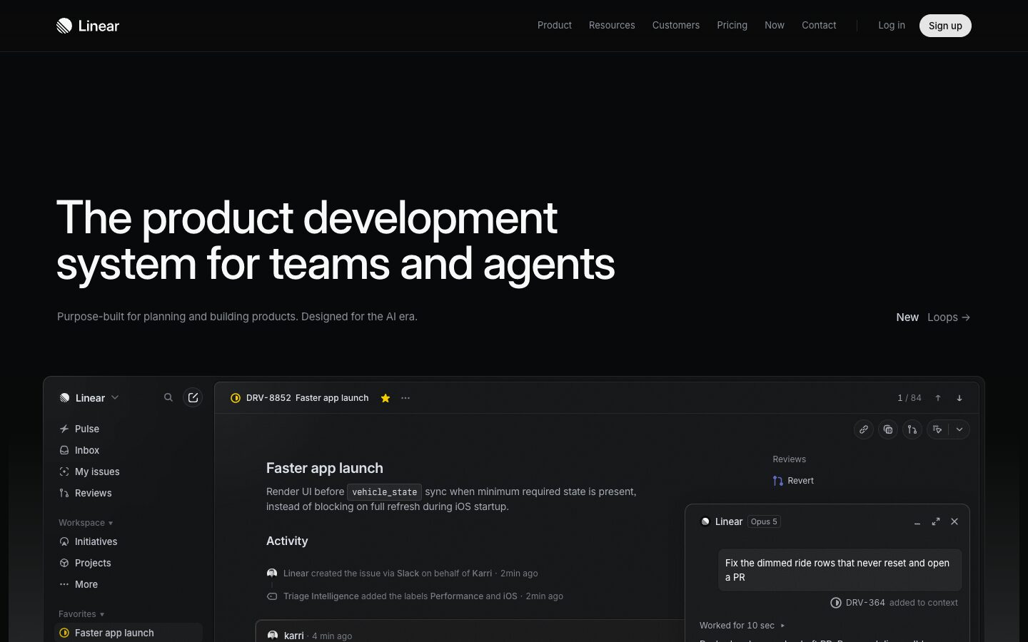 Screenshot einer Website