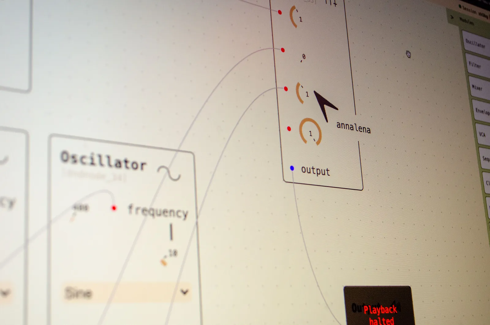 Explorative Konzeption und Implementierung einer web-basierten Plattform zur musikalischen Echtzeit- Kollaboration an Modular-Synthesizern